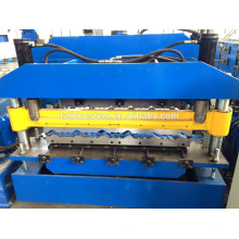 Long Life Automatic Roofing Sheet Profile Machine , Good Quality Color Aluminum Galvanized Roof Tile Roll Forming Make Machine ,